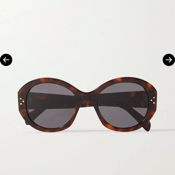 Celine Tortoiseshell Round Sunglasses - Picture 1 of 6